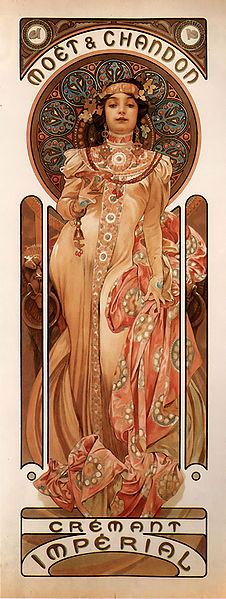 Mucha-Moët & Chandon, Crémant Impérial (1899)